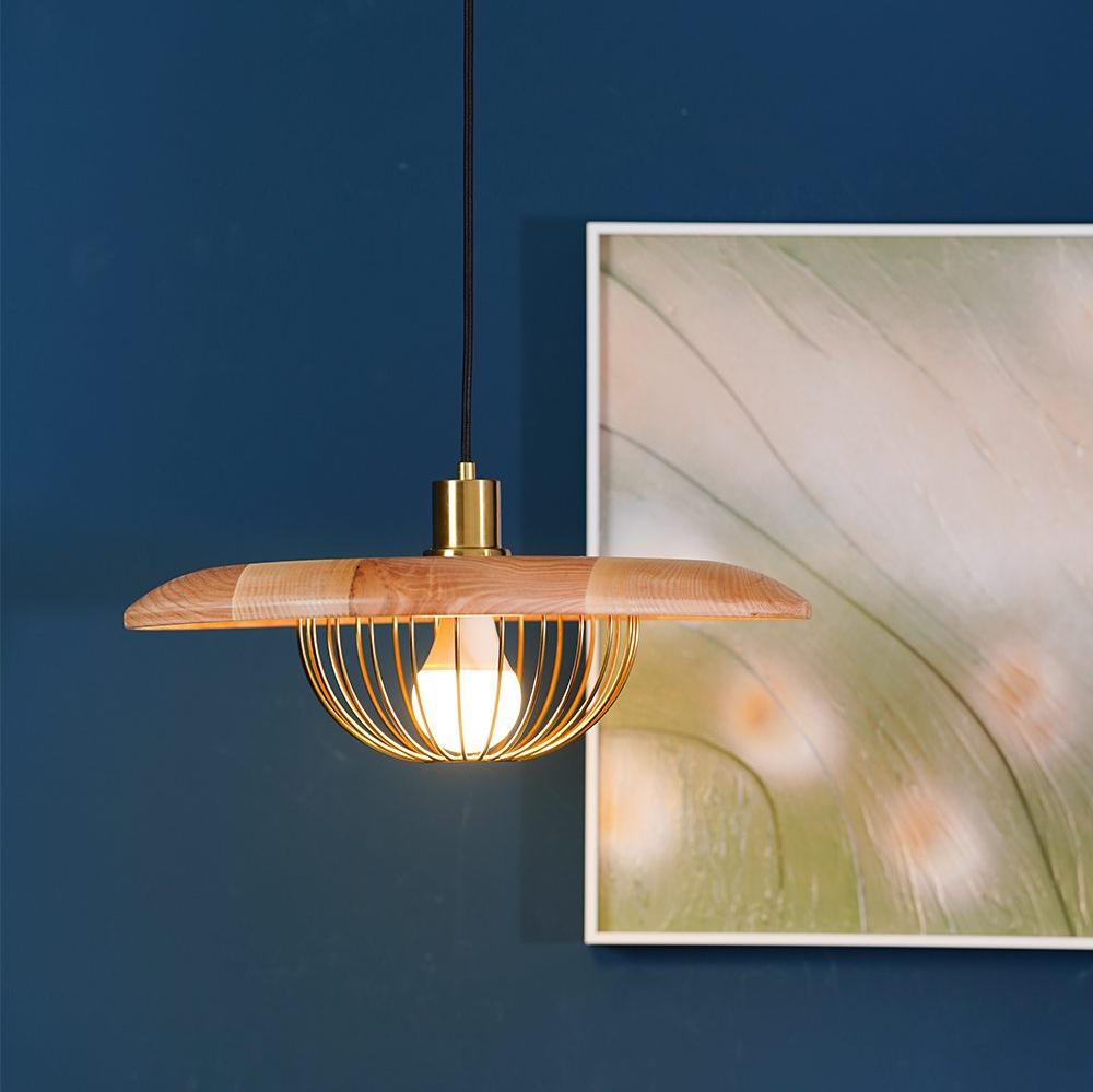 Houten Metalen Nordic Kasa Hanglamp