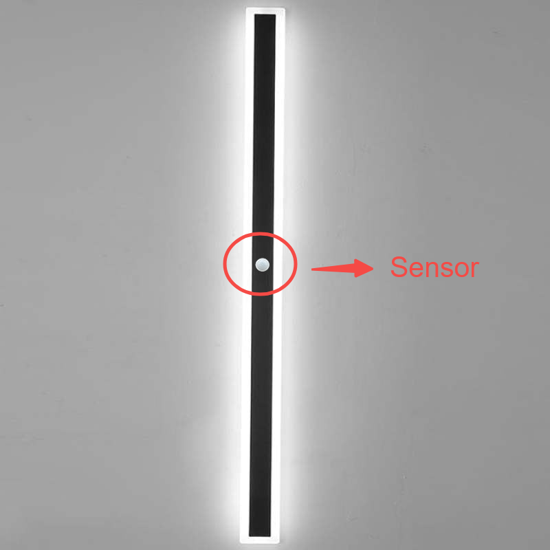 Edge Modern Outer Glow Linear Outdoor Light