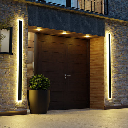 Edge Modern Outer Glow Linear IP65 WaterProof Outdoor Light