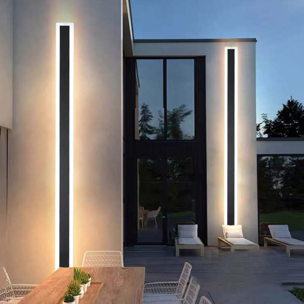 Edge Modern Outer Glow Linear IP65 WaterProof Outdoor Light