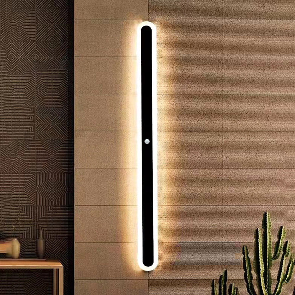 Lampe extérieure étanche IP65 en métal linéaire minimaliste Edge