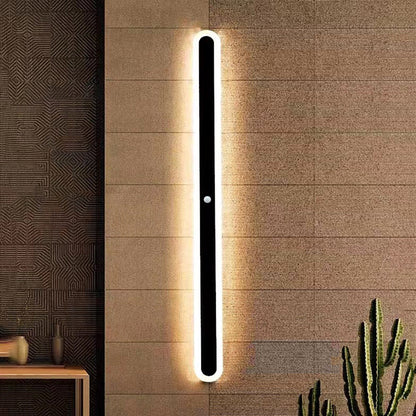 Lampe extérieure étanche IP65 en métal linéaire minimaliste Edge