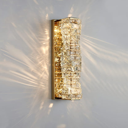 Laminated Crystal Wall Light