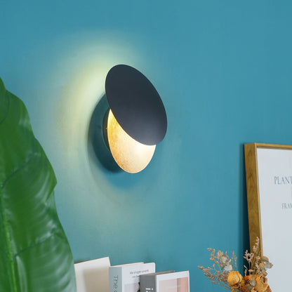 Round Circle Rotating Lederam Wall Lamp