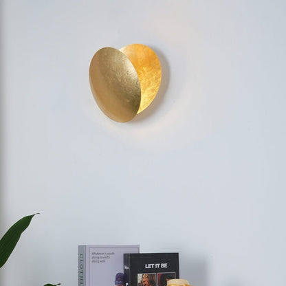 Round Circle Rotating Lederam Wall Lamp