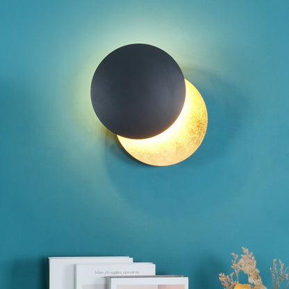 Round Circle Rotating Lederam Wall Lamp