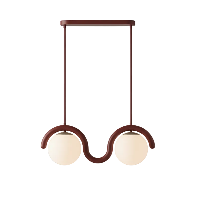 Vesper Nouveau Glass Modern Pendant Light