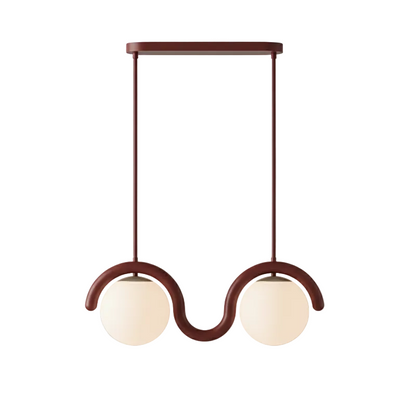 Vesper Nouveau Glass Modern Pendant Light