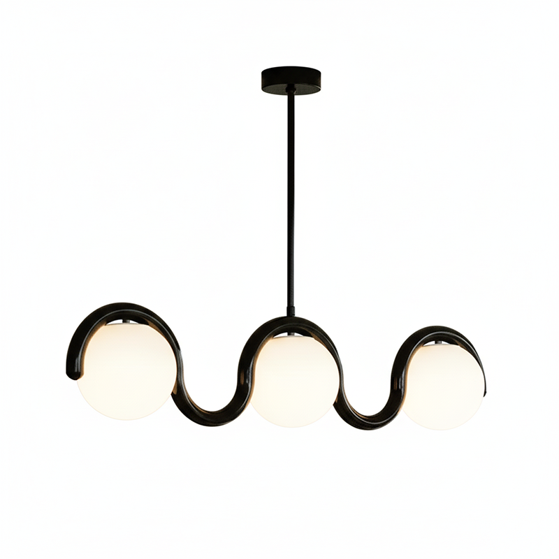 Vesper Nouveau Glass Modern Pendant Light
