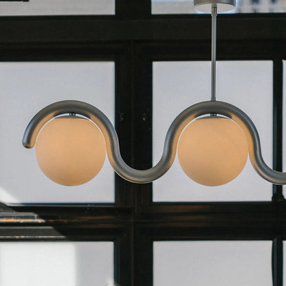 Vesper Nouveau Glass Modern Pendant Light