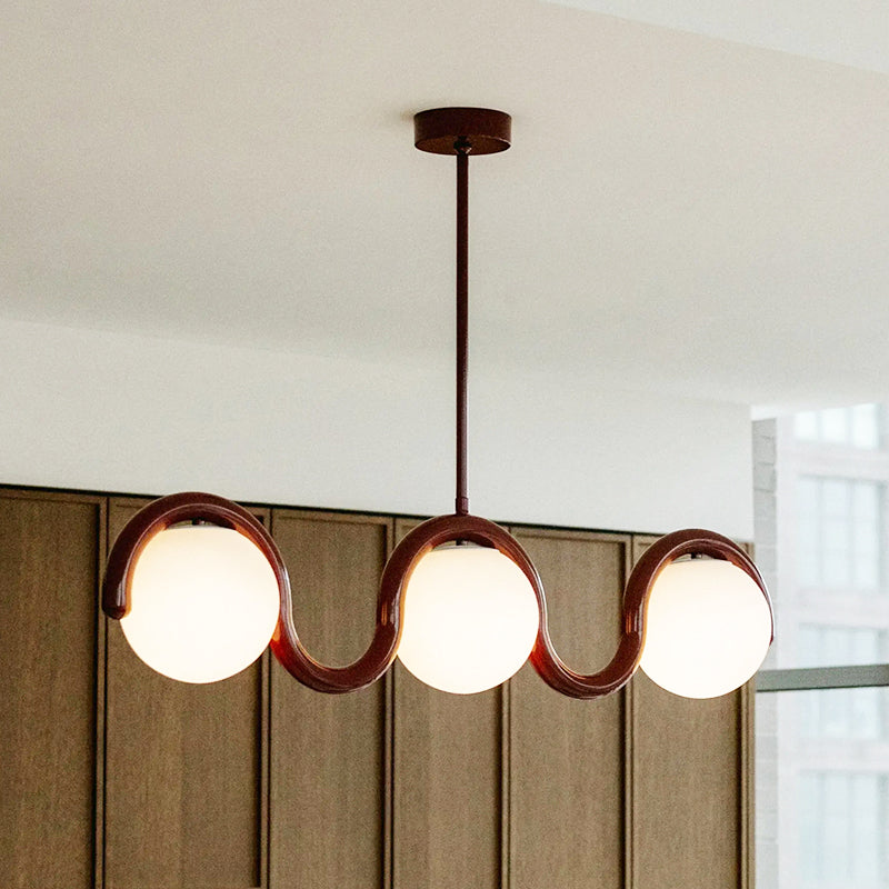 Vesper Nouveau Glass Modern Pendant Light