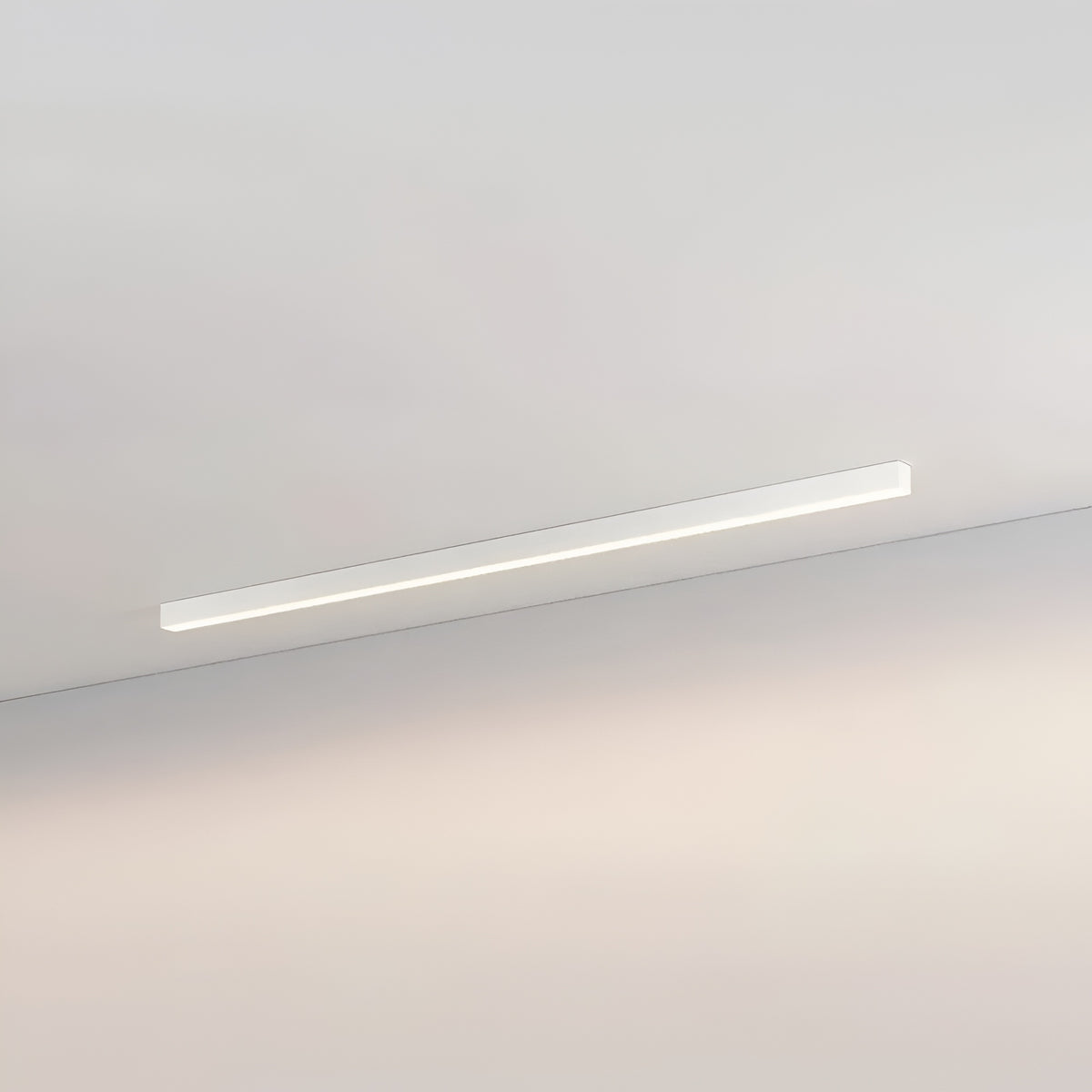 Althea Nordic Linear Aluminium Acrylic LED Ceiling Light