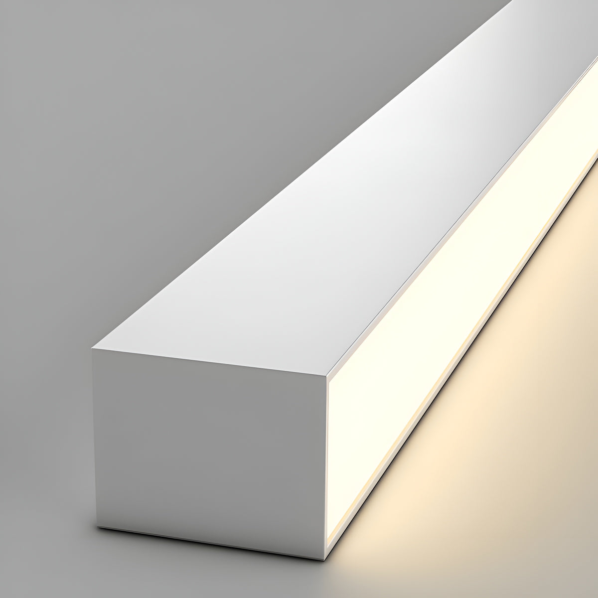Althea Nordic Linear Aluminium Acrylic LED Ceiling Light