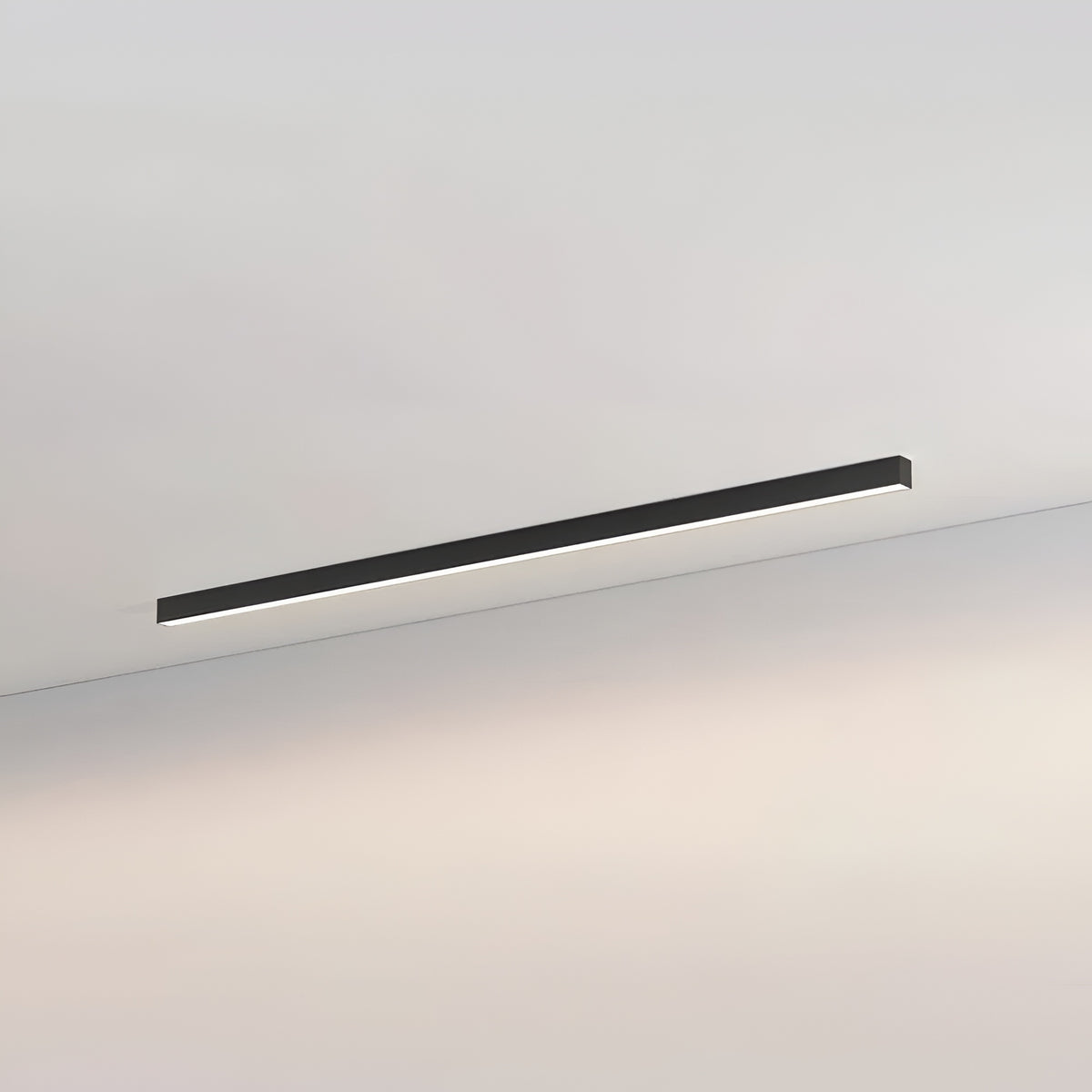 Althea Nordic Linear Aluminium Acrylic LED Ceiling Light