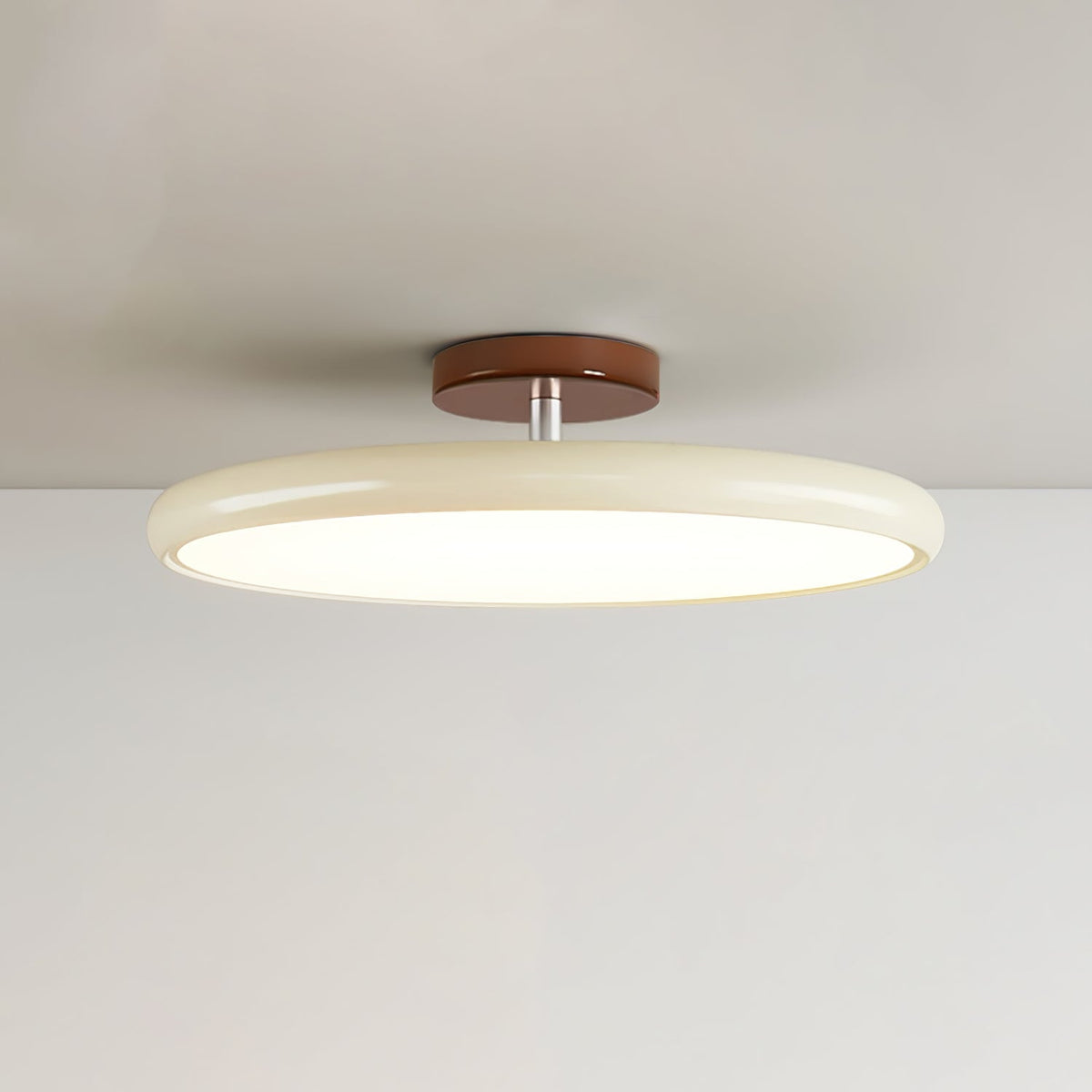 Zayn French Cream Style Acrylic Shade Ceiling Light