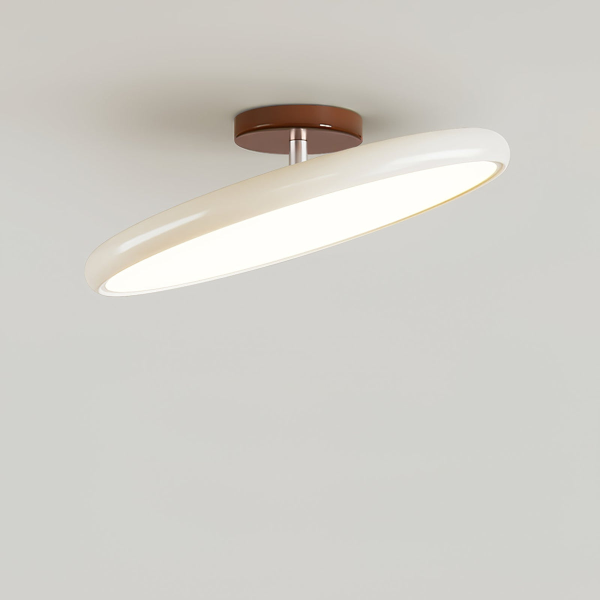 Zayn French Cream Style Acrylic Shade Ceiling Light