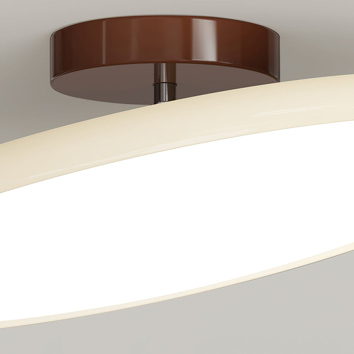 Zayn French Cream Style Acrylic Shade Ceiling Light