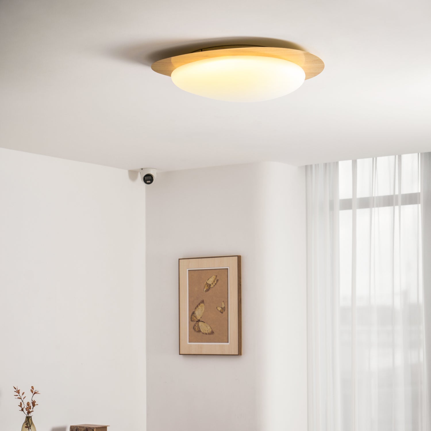 Solara Pebble Modern Metal Ceiling Light