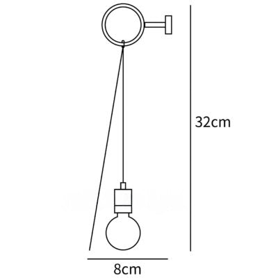 Luz de Pared Minimalista Loop