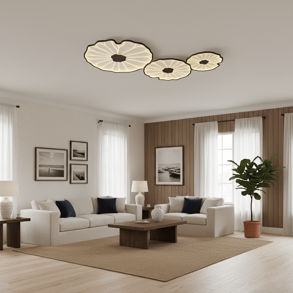 Avina Lotus Leaf Ceiling Light