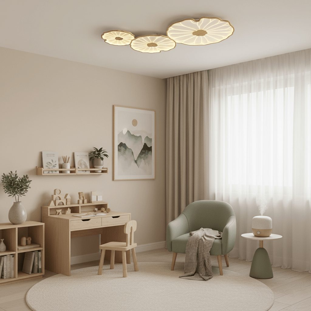 Avina Lotus Leaf Ceiling Light