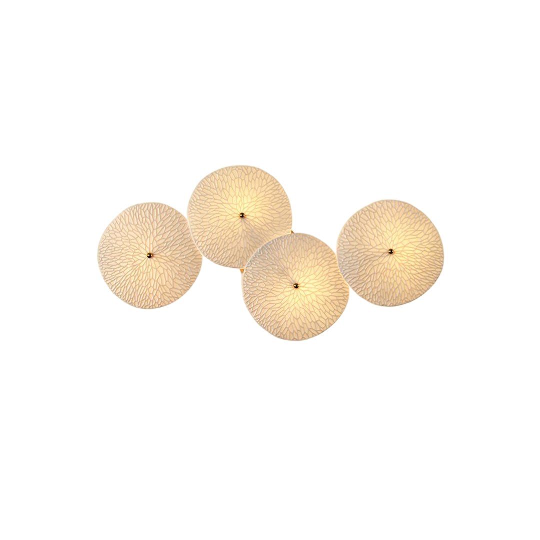 Aurelia Nordic Lotus Petal Ceramic Wall Light