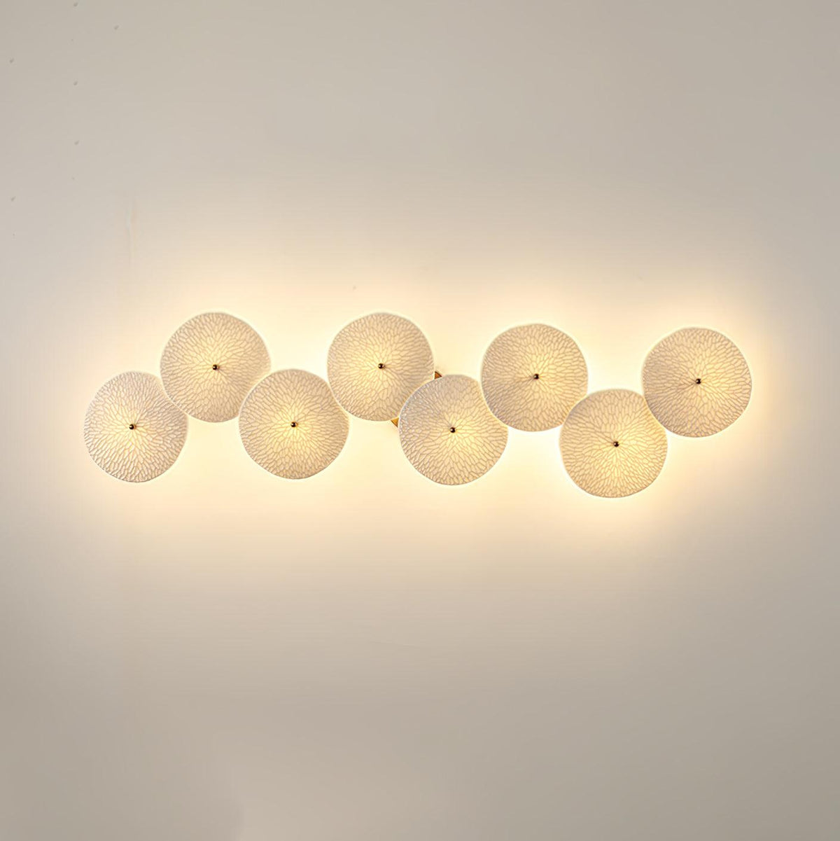 Aurelia Nordic Lotus Petal Ceramic Wall Light