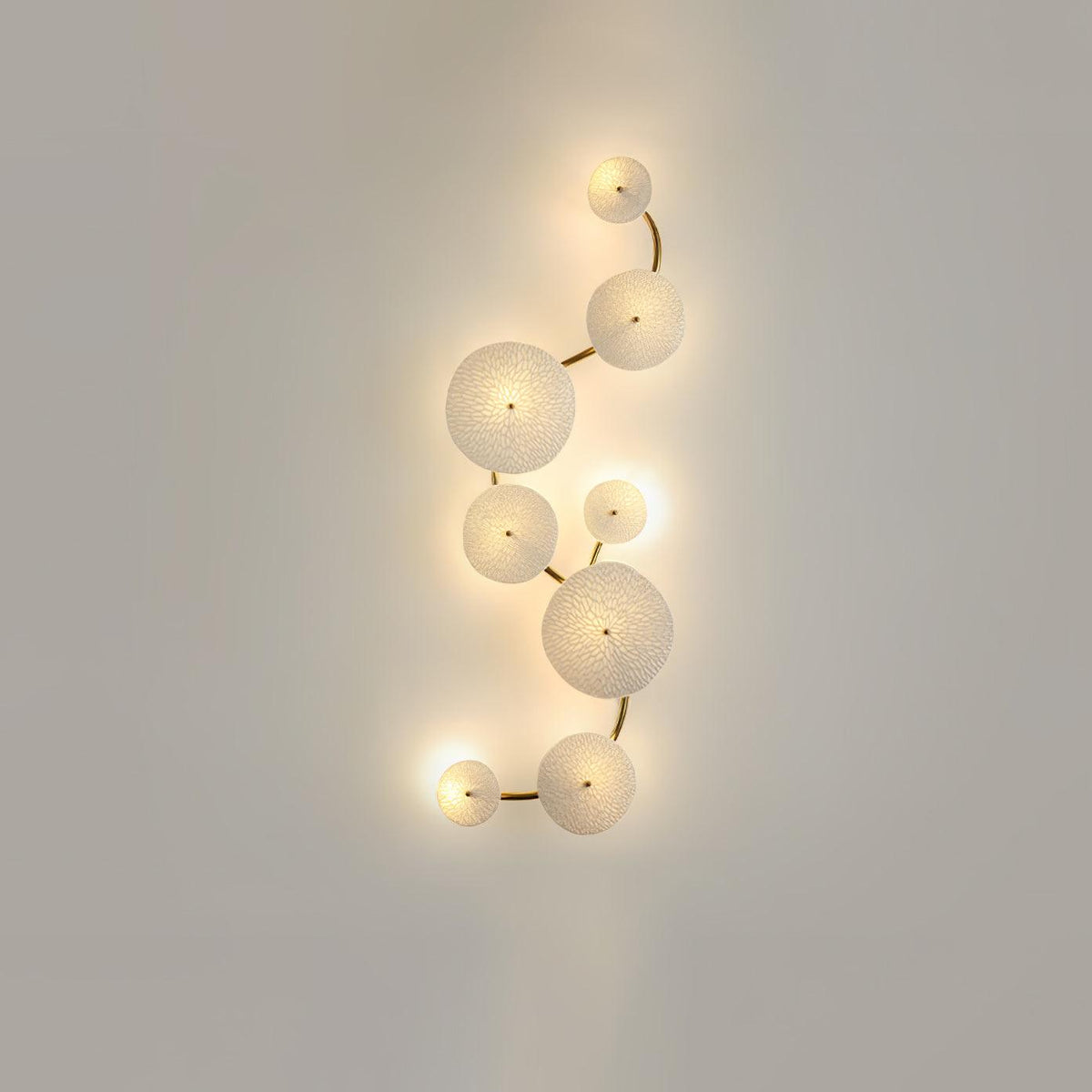 Aurelia Nordic Lotus Petal Ceramic Wall Light