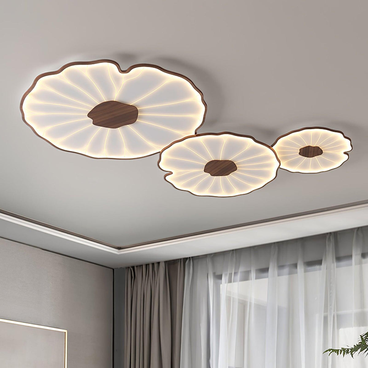 Avina Lotus Leaf Ceiling Light