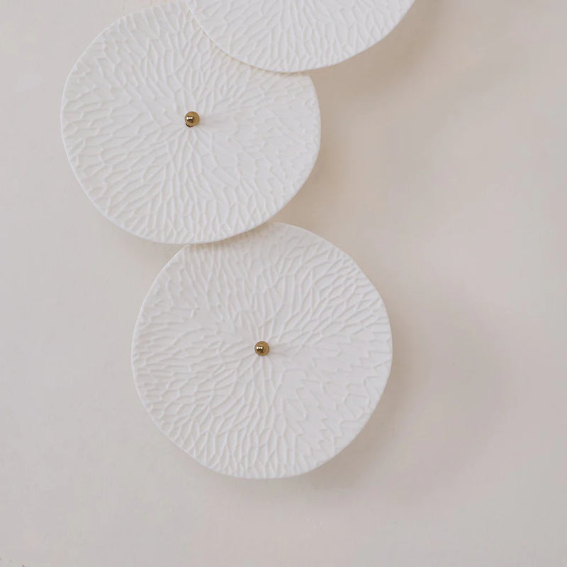 Aurelia Nordic Lotus Petal Ceramic Wall Light