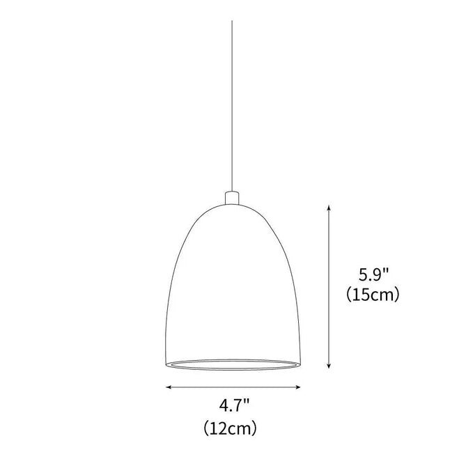 Lampada a sospensione in travertino giallo in stile giapponese