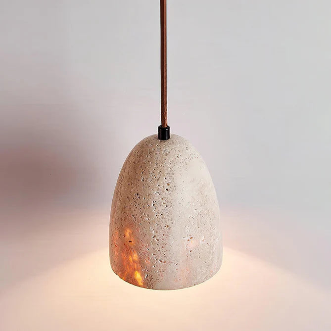 The Light of Travertine Pendant Light