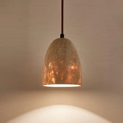 The Light of Travertine Pendant Light