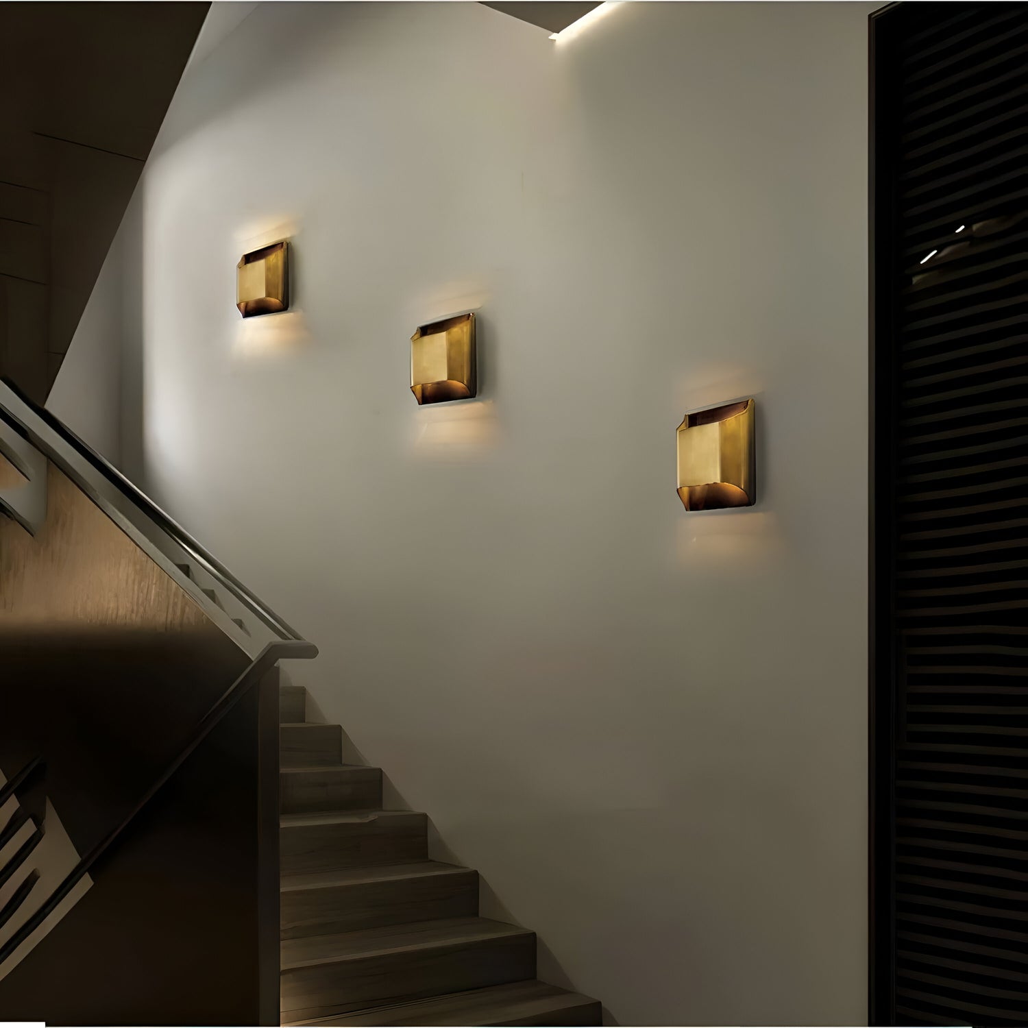 Luther Copper Double Lights Antique Style Wall Light