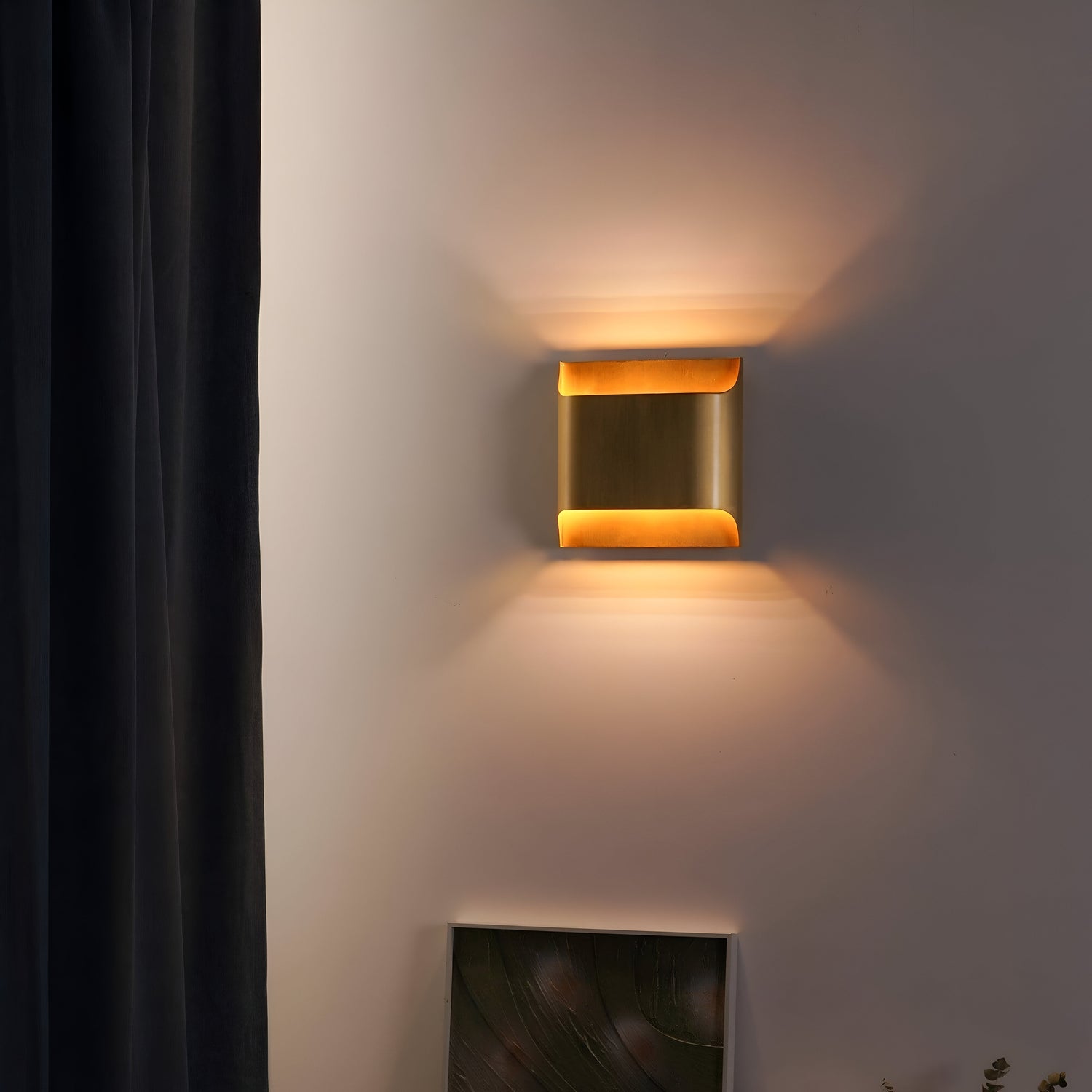 Luther Copper Double Lights Antique Style Wall Light