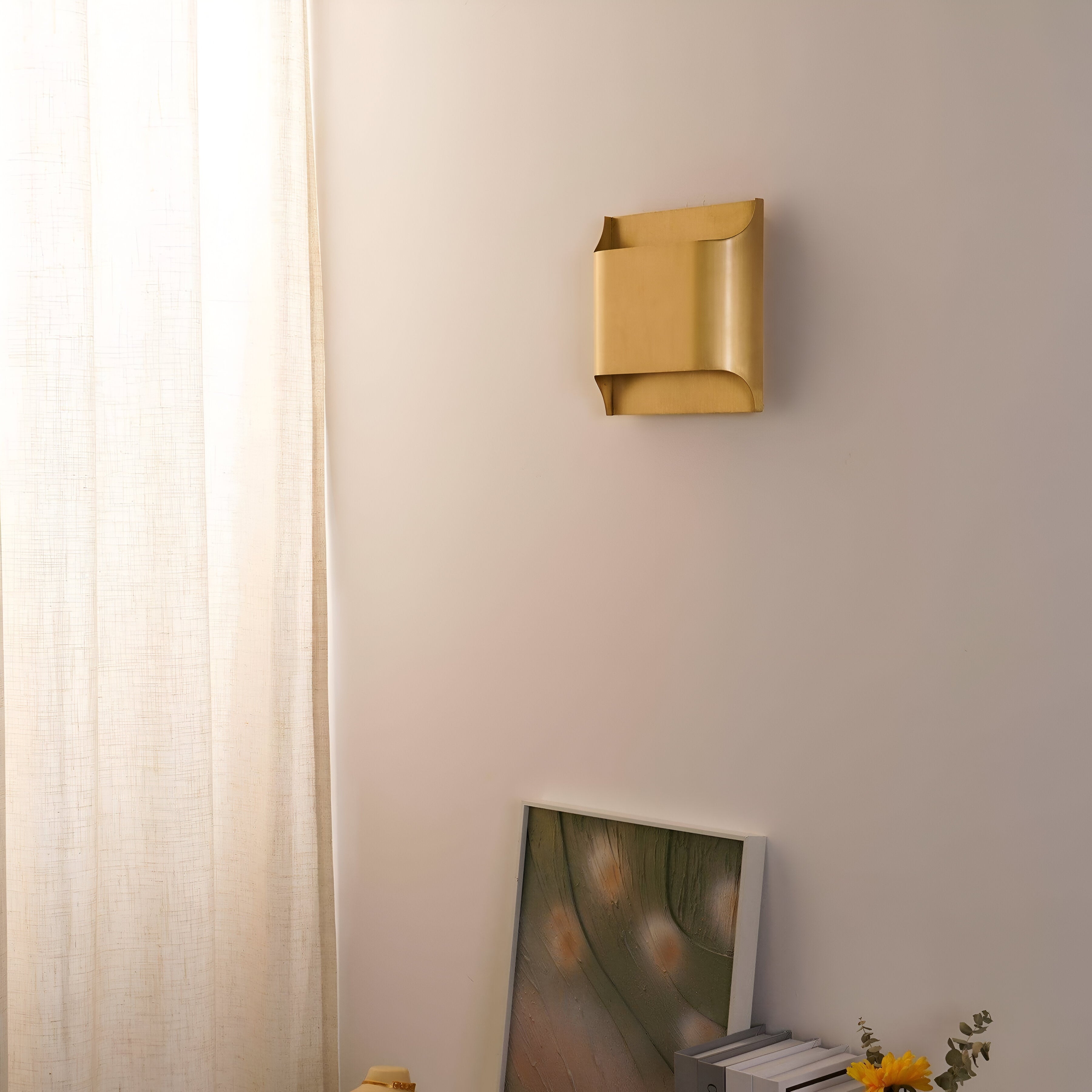 Luther Copper Double Lights Antique Style Wall Light