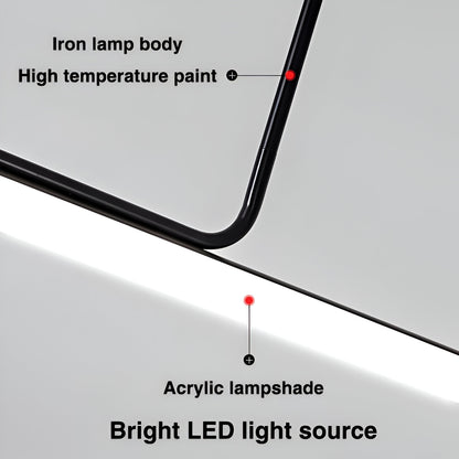 Luxury Acrylic Lampshade Mariah Linear Pendant Light