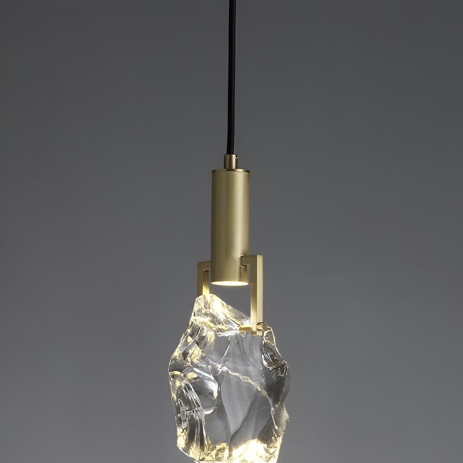 Luxury Nordic Crystal Copper Pendant Lamp