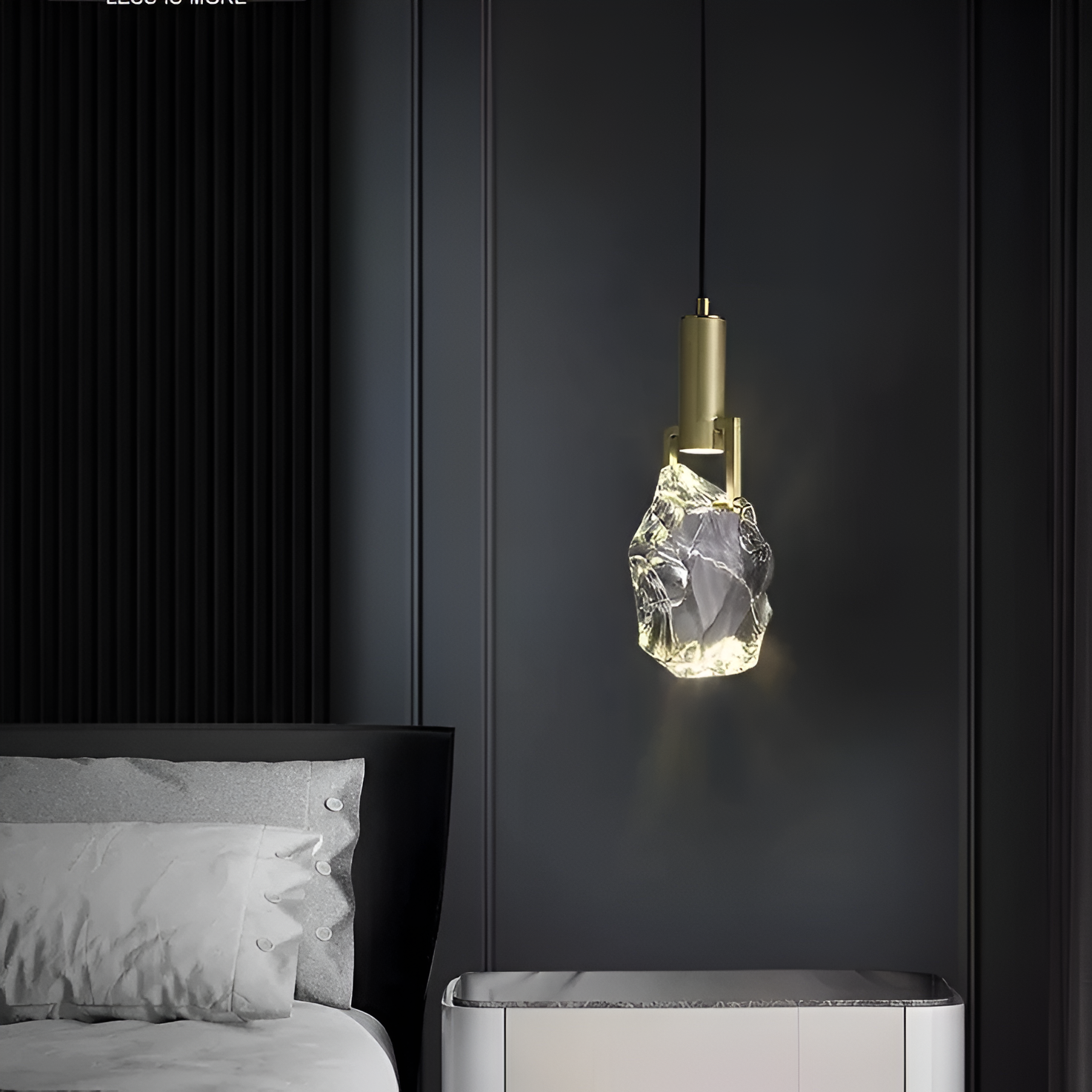 Luxury Nordic Crystal Copper Pendant Lamp