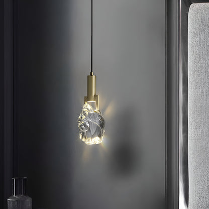 Luxury Nordic Crystal Copper Pendant Lamp