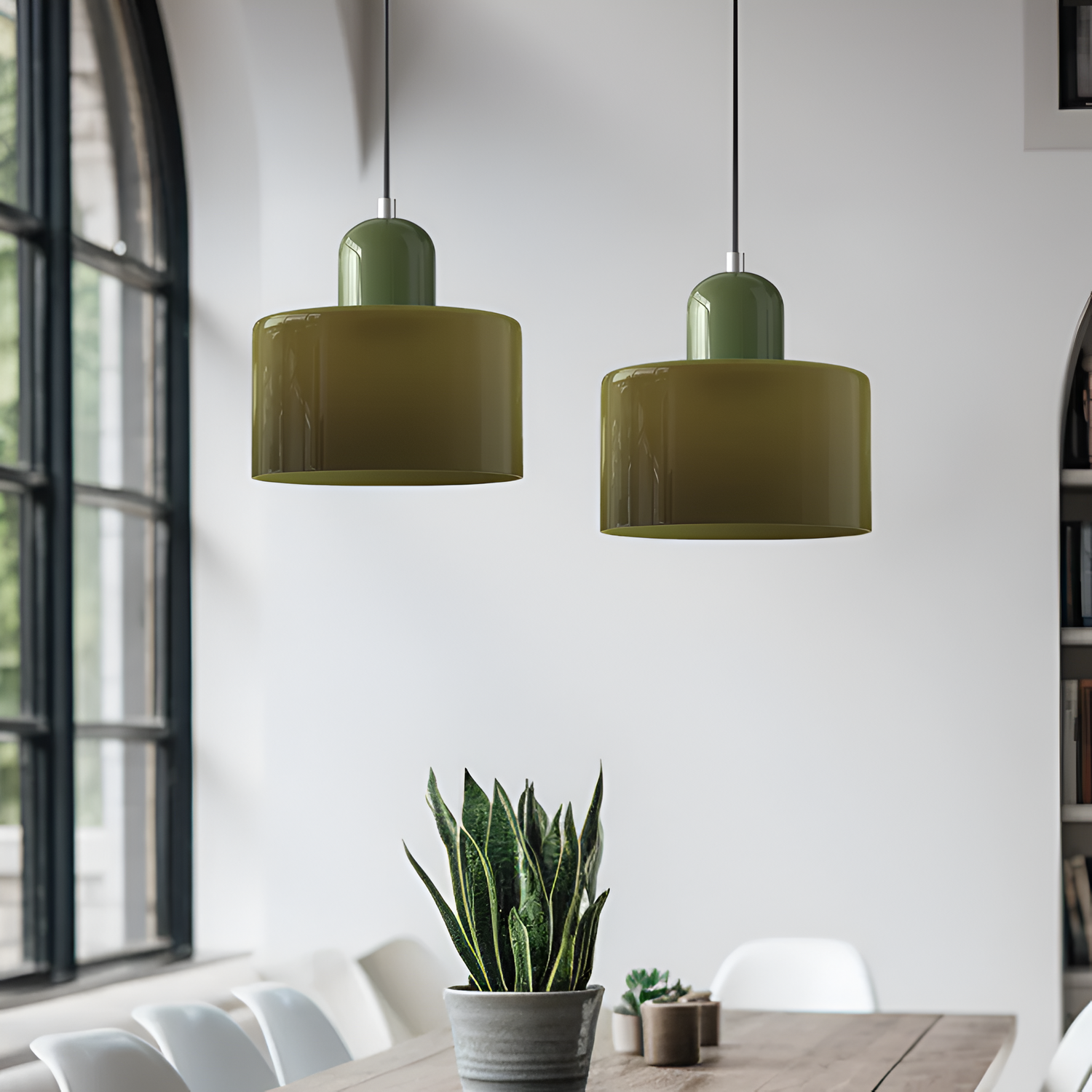 Nordic Glass Shade Pendant Light