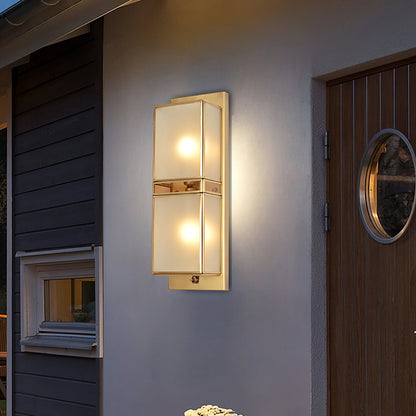 Retro Magari Brass IP65 Waterproof Outdoor Wall Lamp