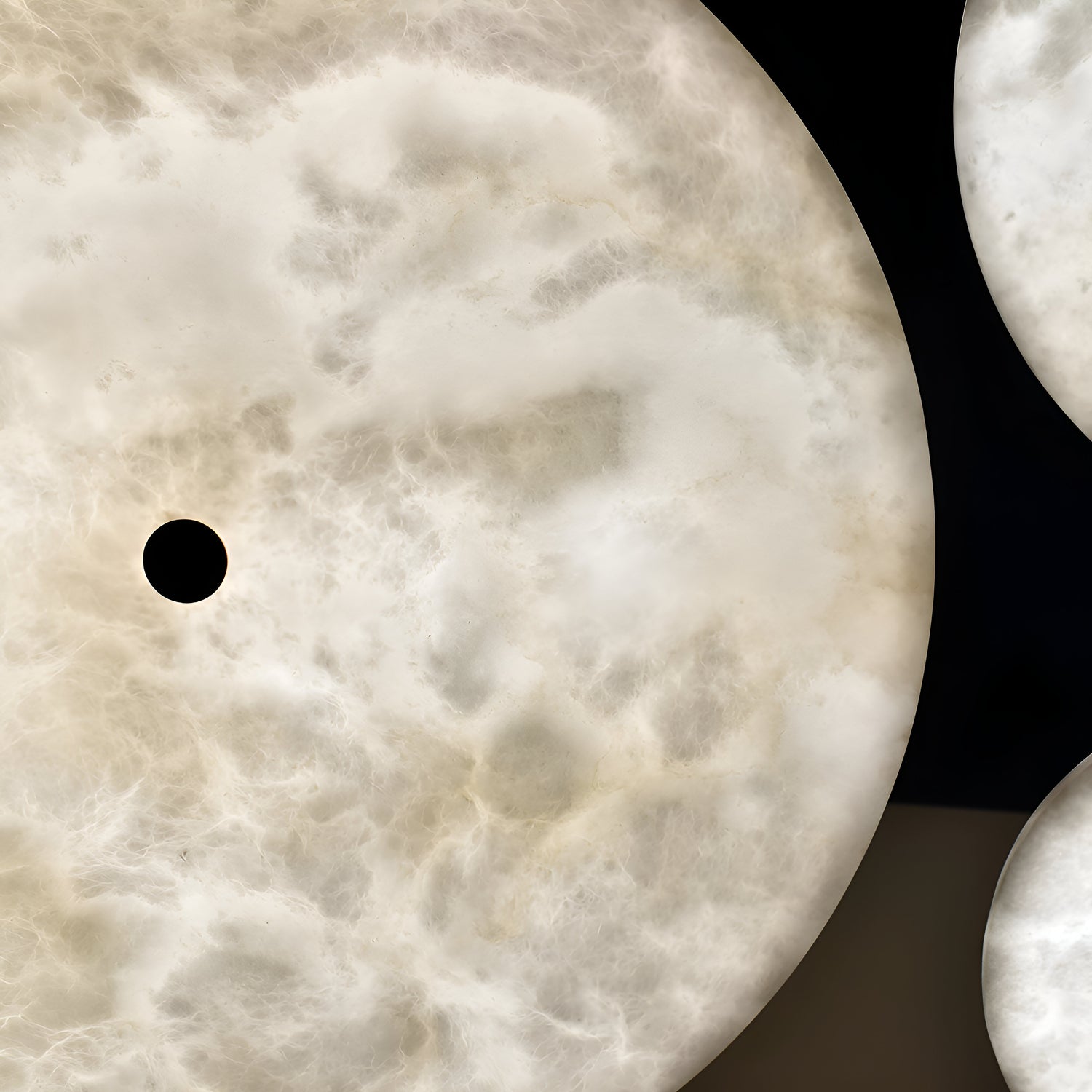 Manhattan Round Alabaster Pendant Light