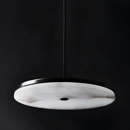 Manhattan Round Alabaster Pendant Light