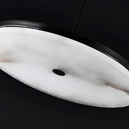 Manhattan Round Alabaster Pendant Light