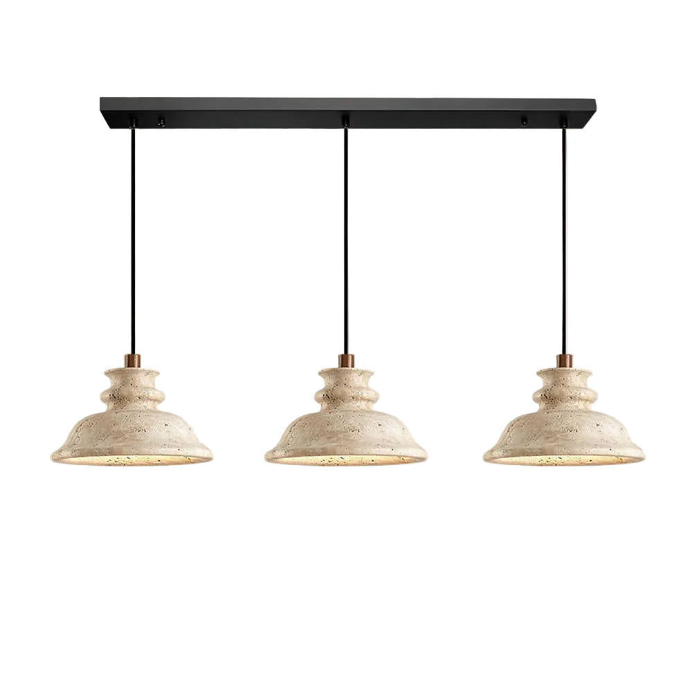 Orion Modern Travertine Ceiling Light