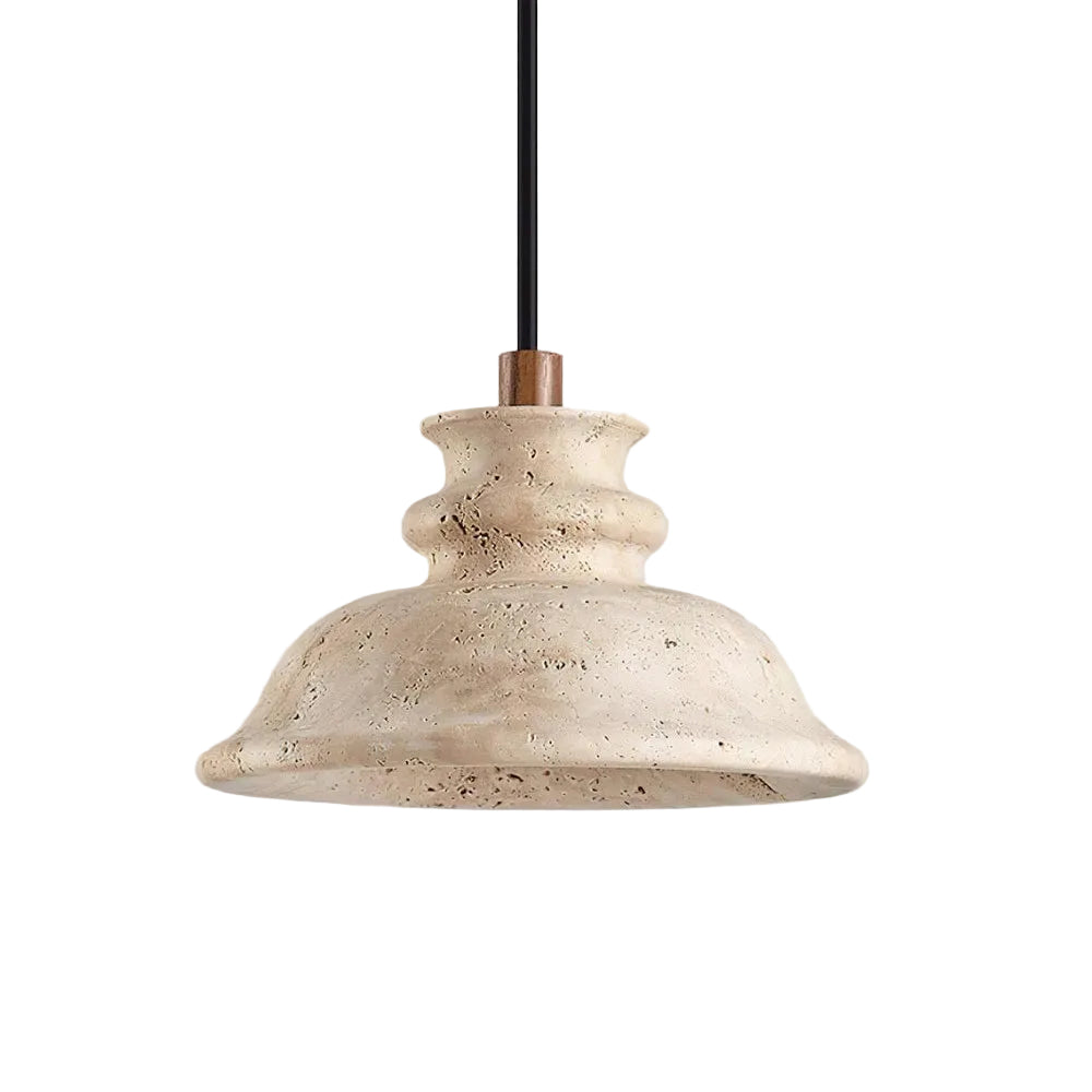 Orion Modern Travertine Ceiling Light