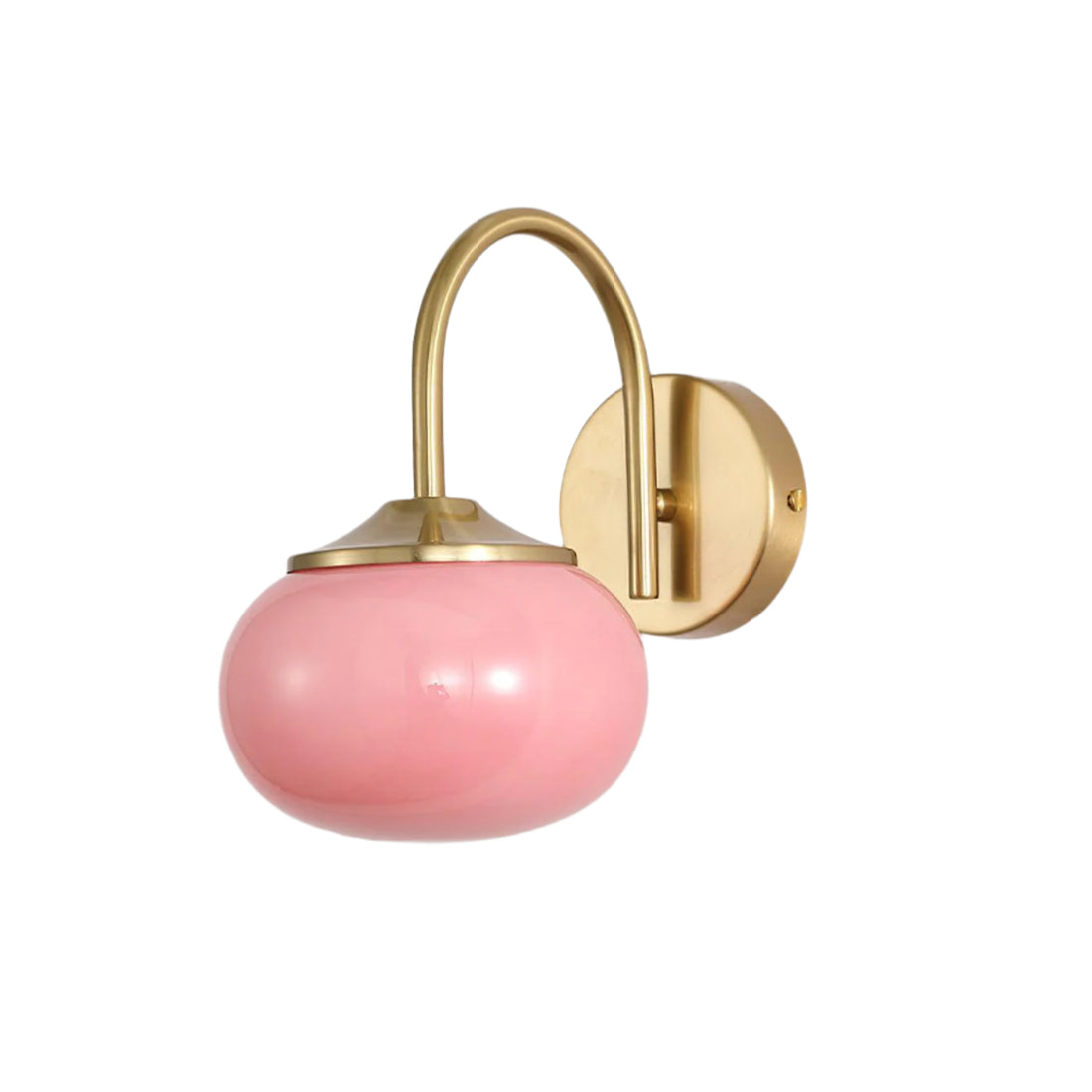 Uma Retro Glass Globe Wall Lamp