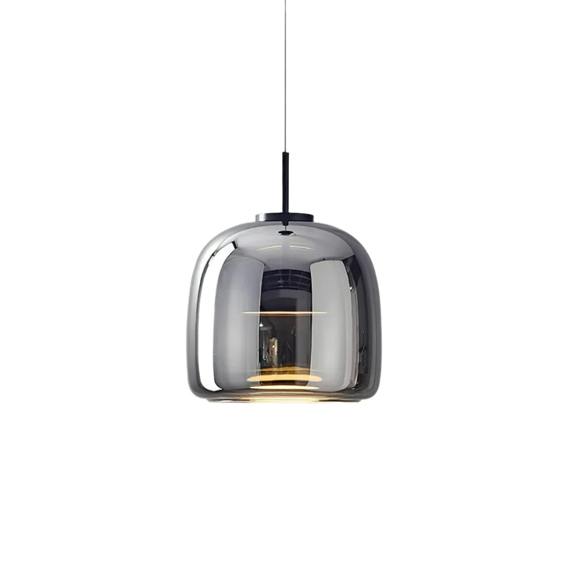 Lustre en verre nordique LED, lampe suspendue de luxe