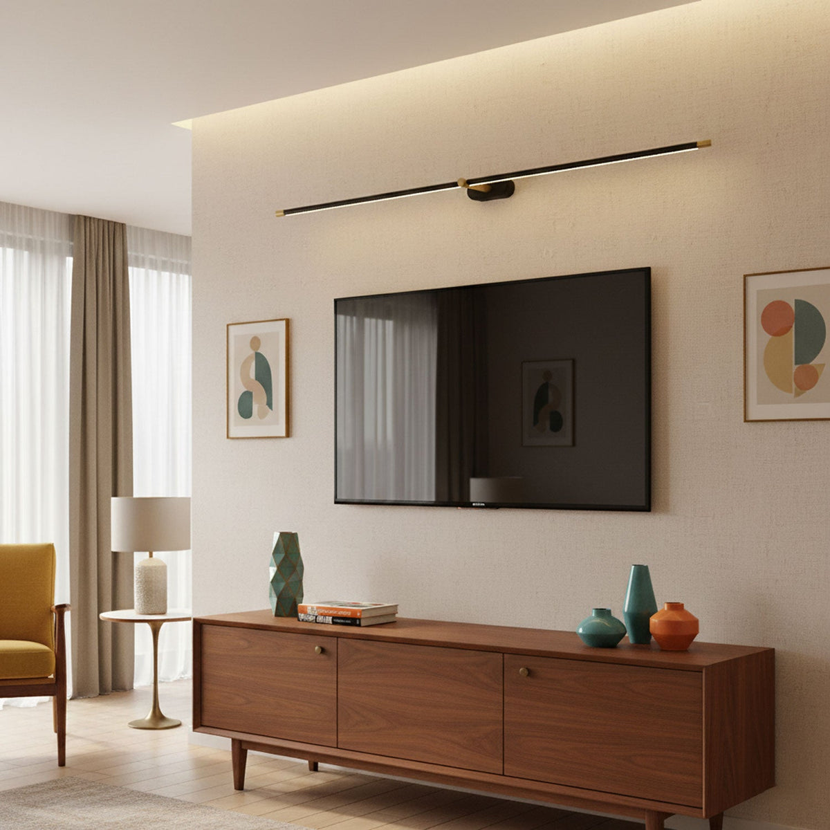 Vittoria Nordic Modern Linear Wall Light